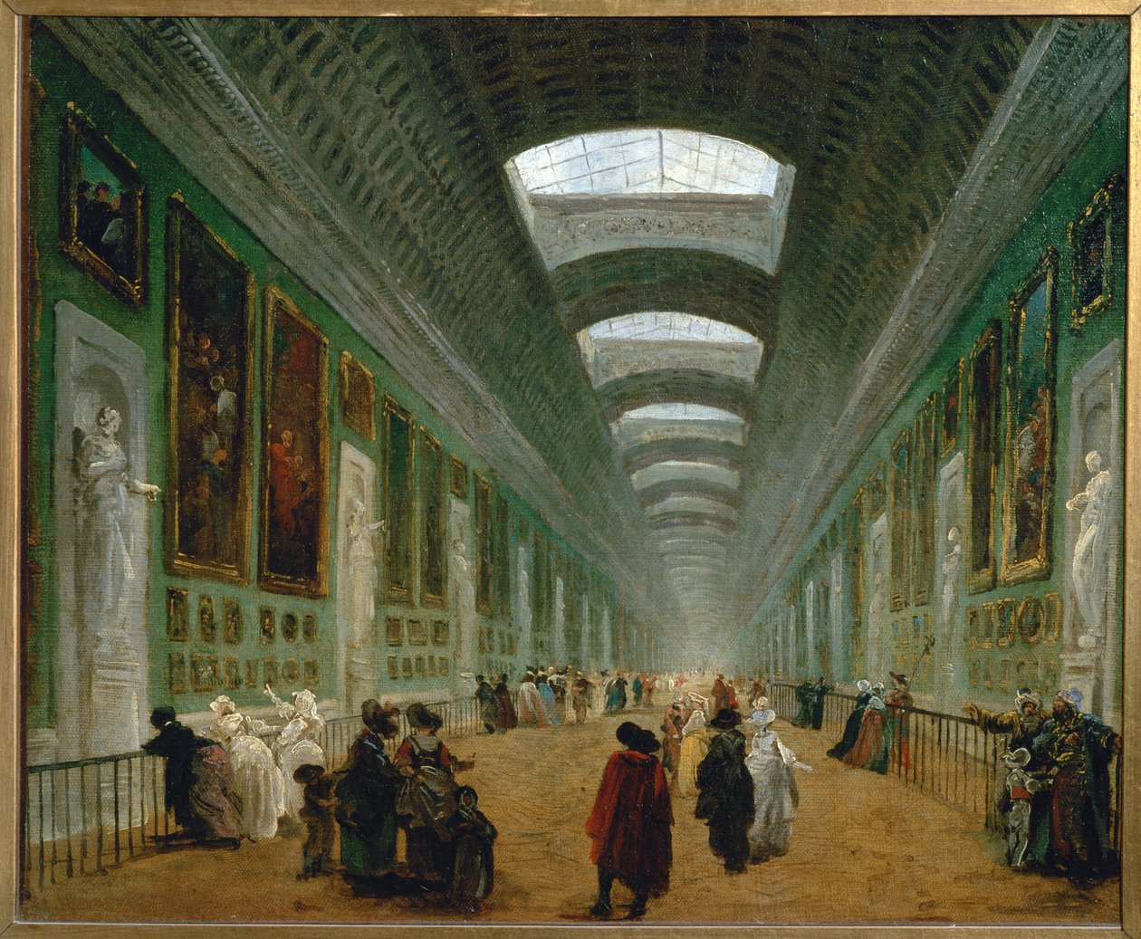Projet di¡menagement de la Grande Galerie du Louvre ... - Hubert (circle of) Robert