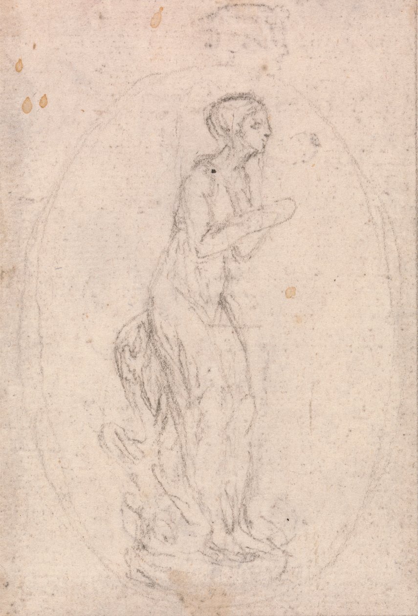 Conception pour un médaillon : Figure d