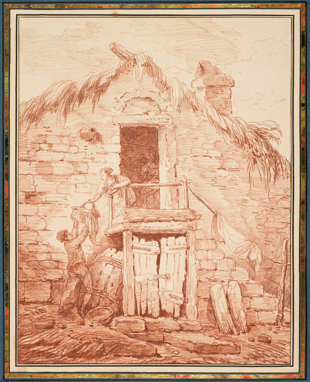 Un gîte en pierre - Hubert Robert