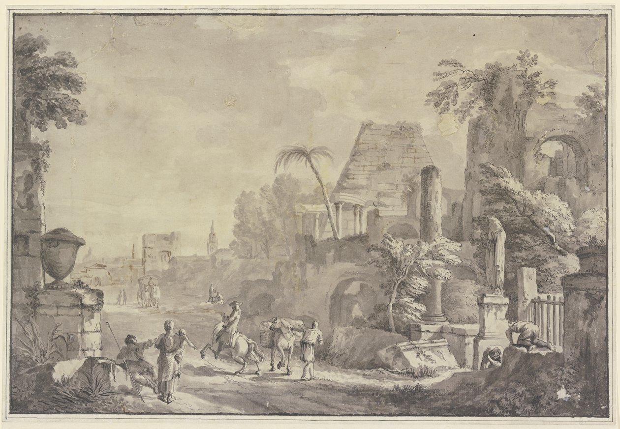 Paysage héroïque - Hubert Robert