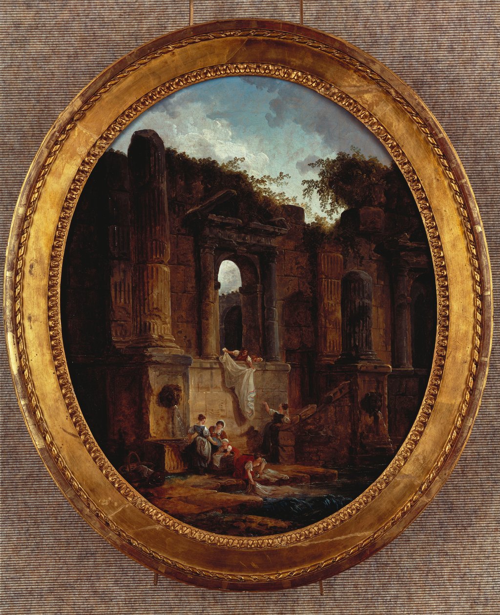 Paysage avec ruines - Hubert Robert