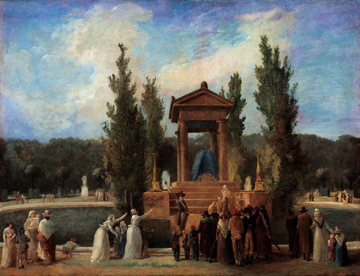 Monument élevé aux Tuileries en l