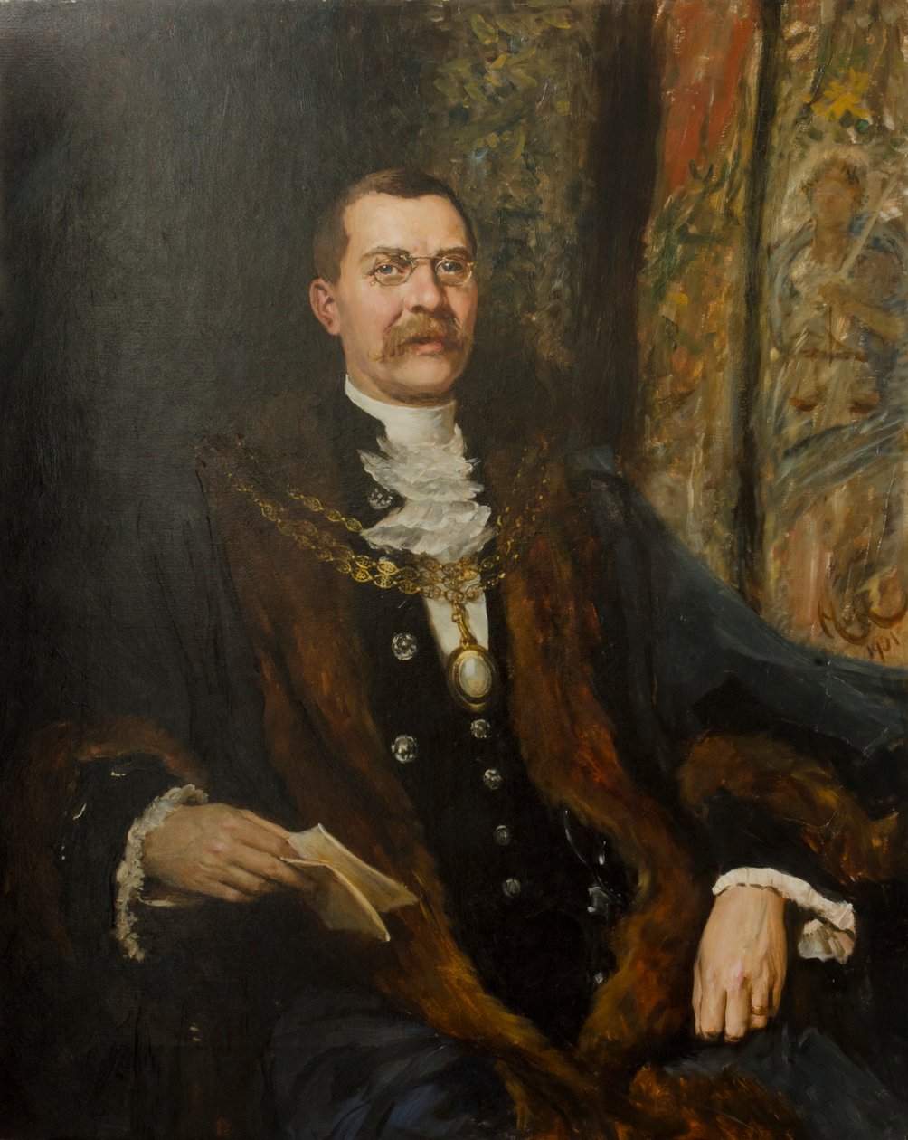 Alderman Sir George Hussey, 1901 - Hubert von Herkomer