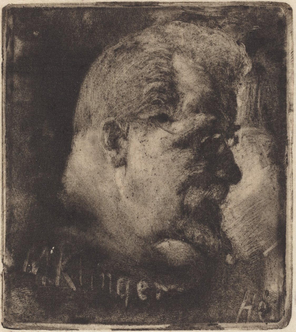 Max Klinger - Hubert von Herkomer