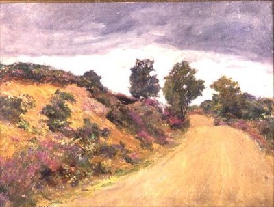 Route vers Hindhead - Hubert von Herkomer