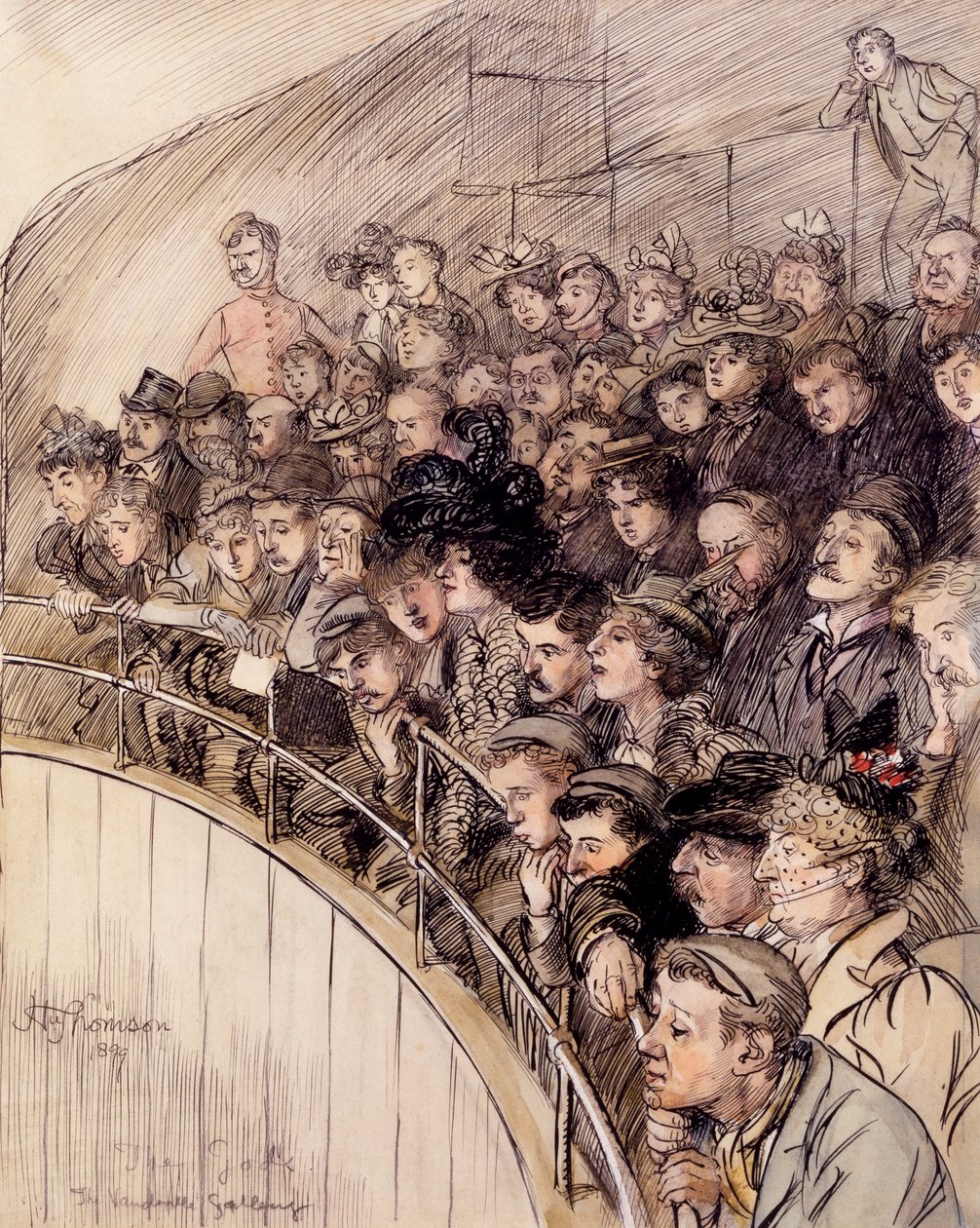 Les Dieux, La Galerie du Vaudeville, 1899 - Hugh Thomson
