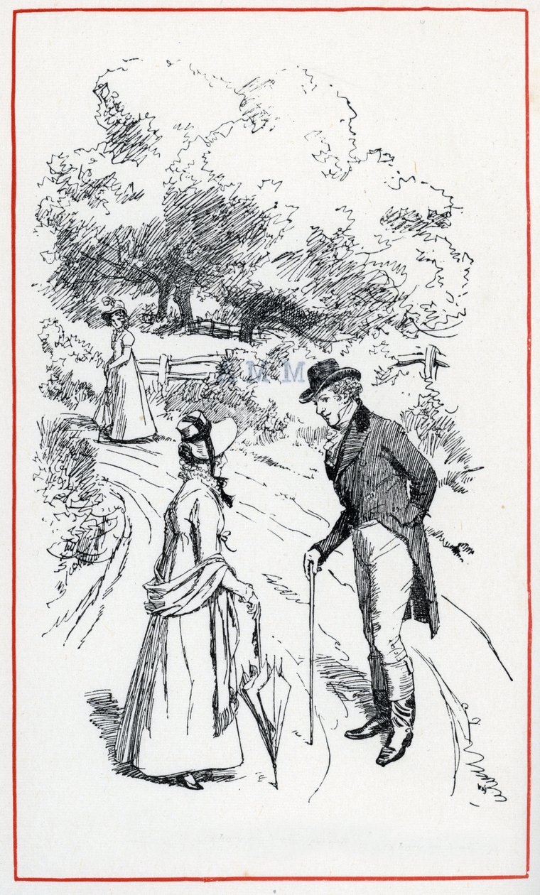 Illustration pour "Emma" de Jane Austen - Hugh Thomson