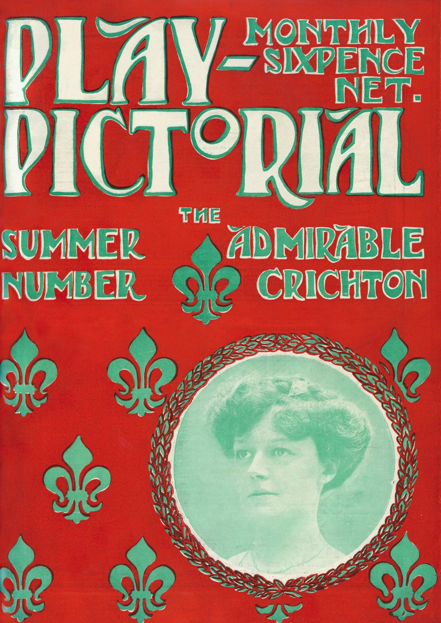 Couverture illustrée de la pièce - J M Barrie Le Admirable Crichton - Hugh Thomson