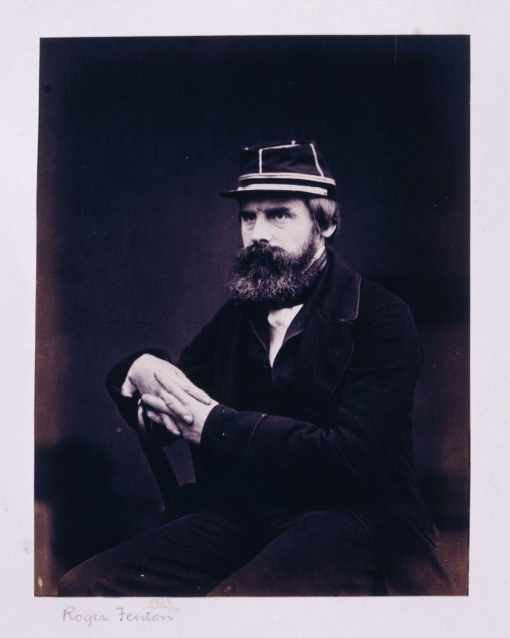 Portrait de Roger Fenton - Hugh Welch Diamond