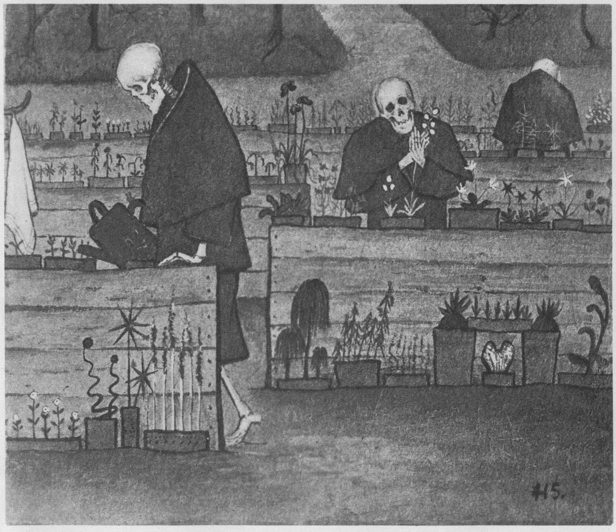 Le jardin de la mort - Hugo Simberg