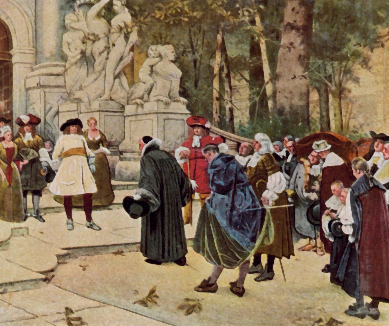 Le Grand Électeur reçoit des émigrants - Hugo (after) Vogel