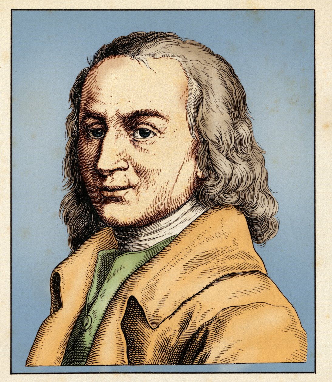 Matthias Claudius (1854) (gravure) - Hugo Bürkner