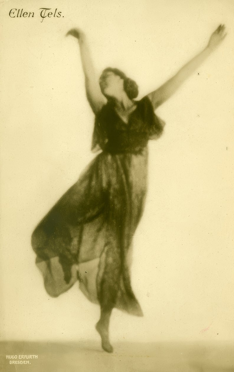 Ellen Tels / Carte postale photo - Hugo Erfurth