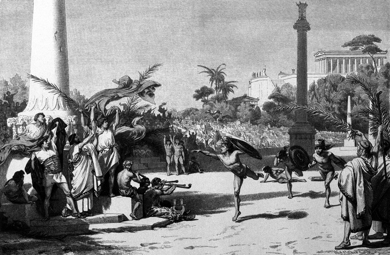 Jeux Olympiques : reconstitution de la course olympique par H. Kaeseberg - Hugo Kaeseberg