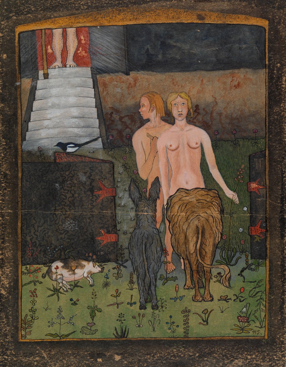 Adam et Ève - Hugo Simberg