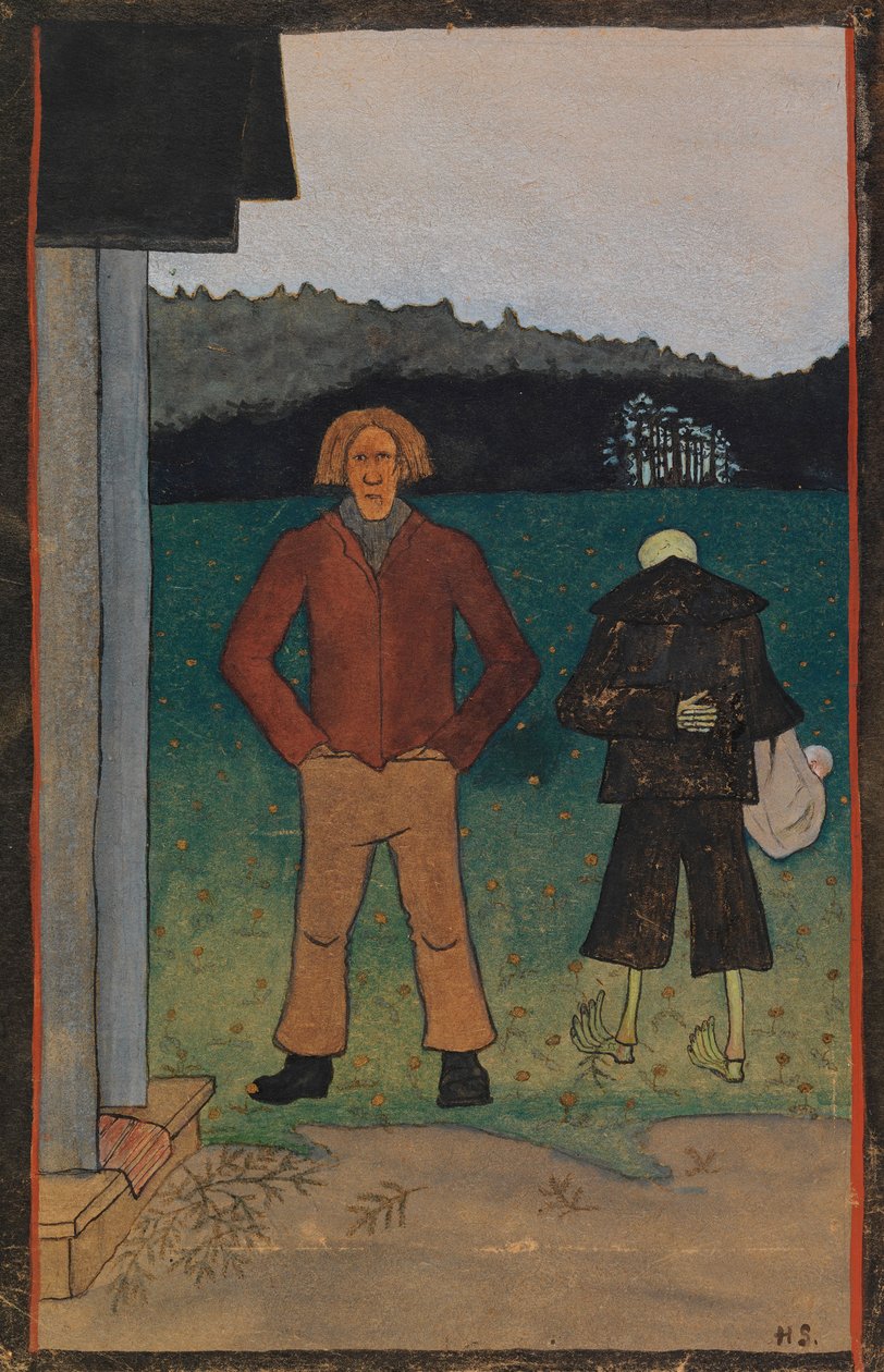 Der Tod und der Bauer - Hugo Simberg