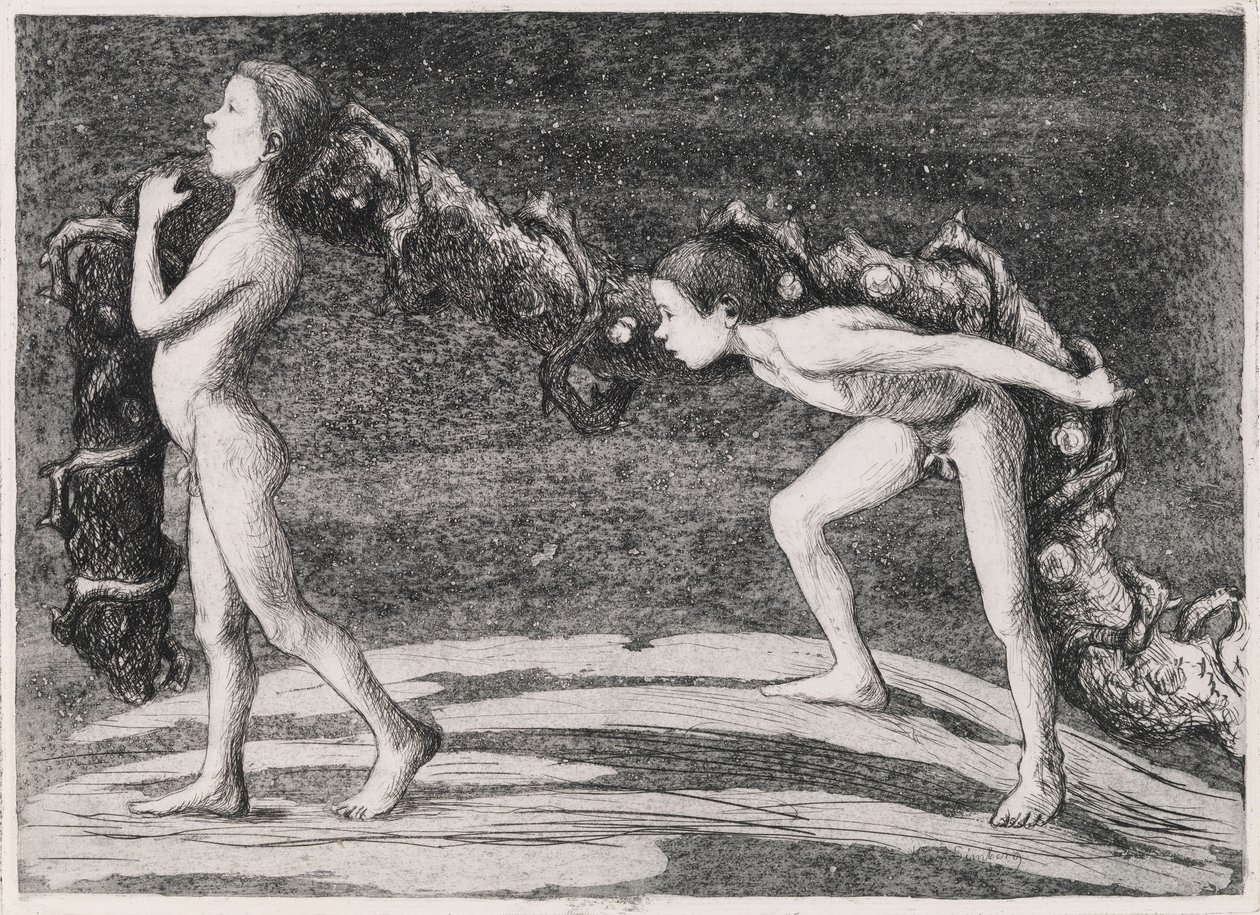 Les porteurs de guirlandes II - Hugo Simberg