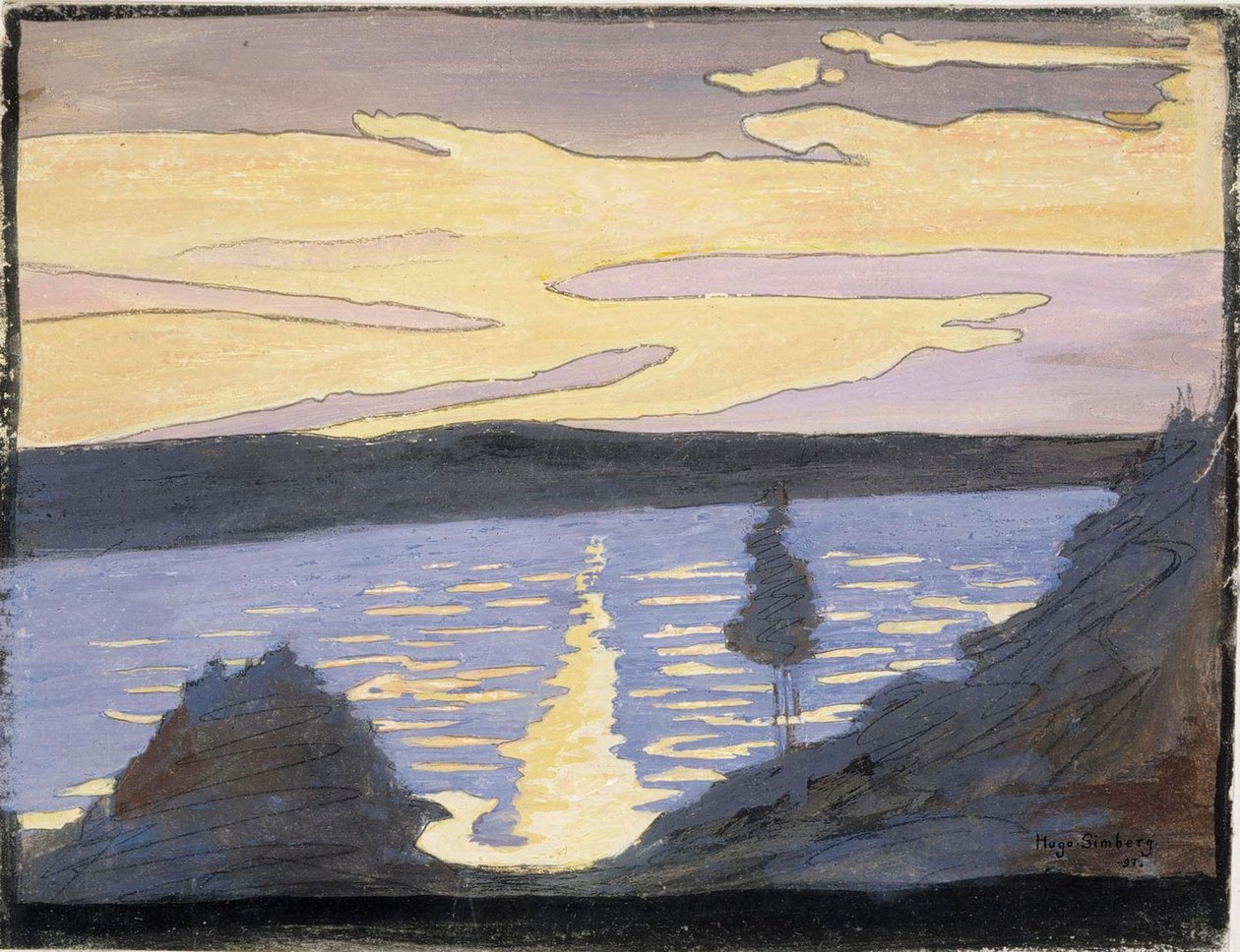 Soirée de printemps, « Ice Break » - Hugo Simberg