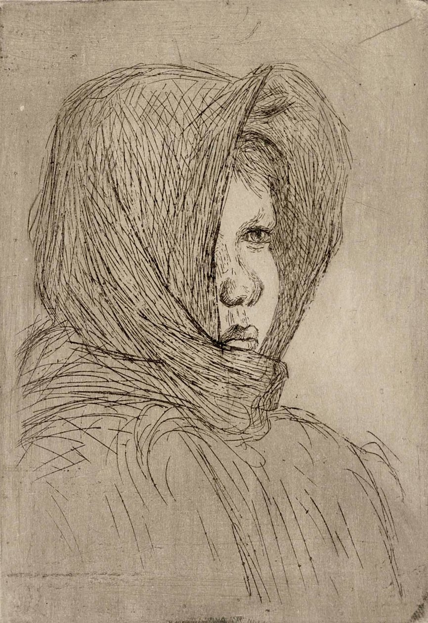 Le foulard - Hugo Simberg