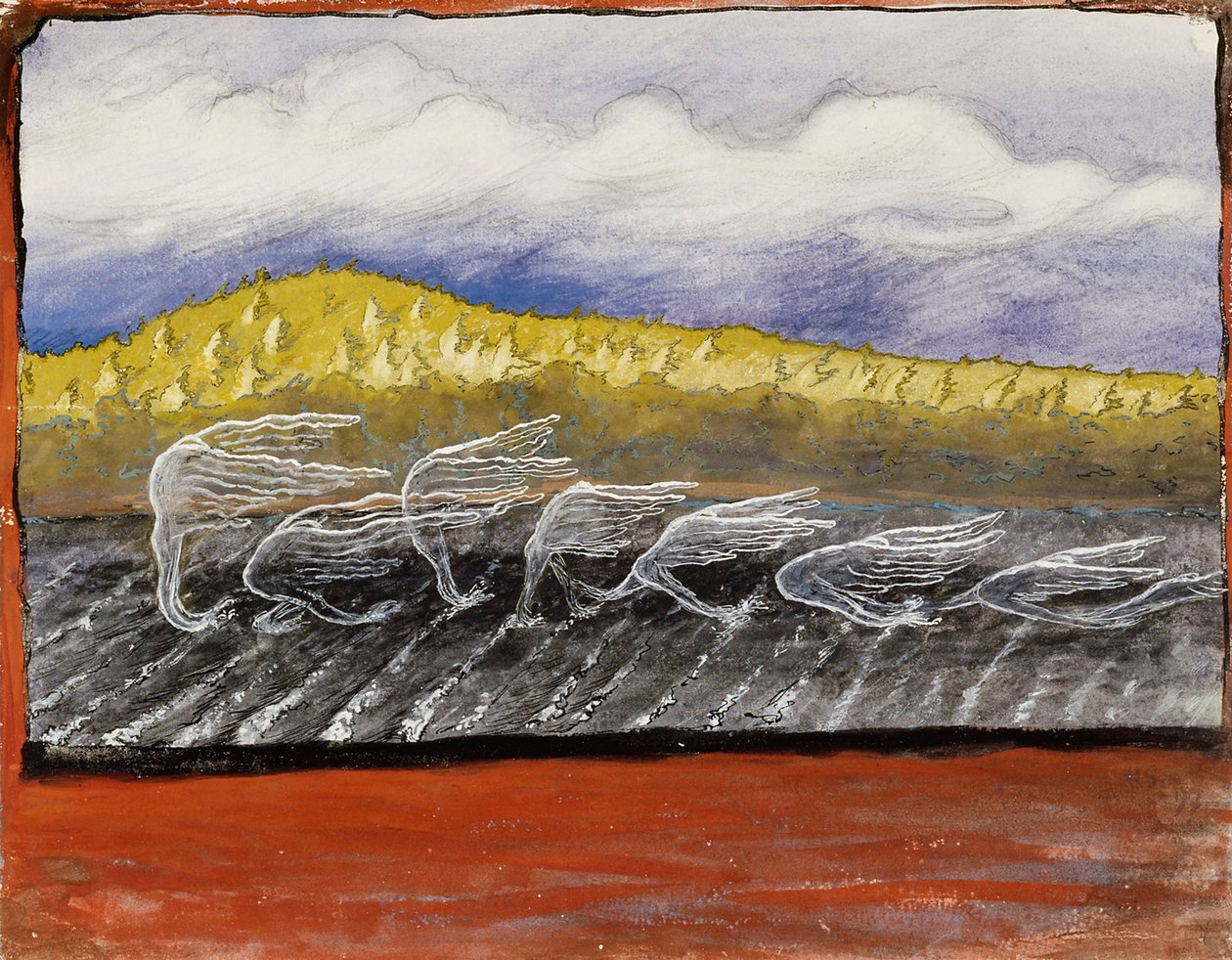 Le vent souffle - Hugo Simberg