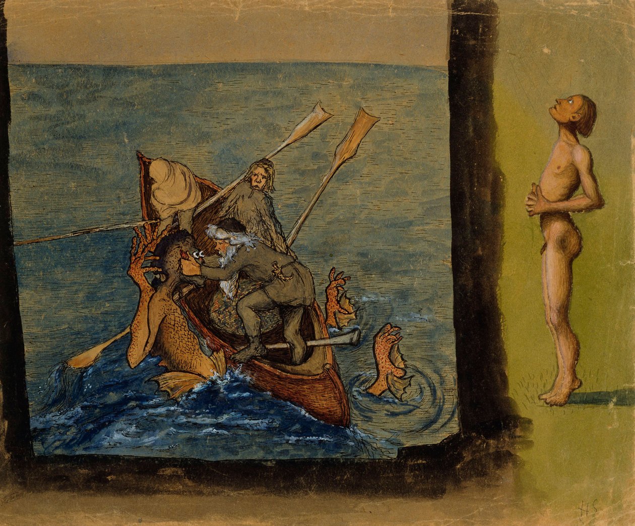 Väinämöinen et Ikiturso - Hugo Simberg