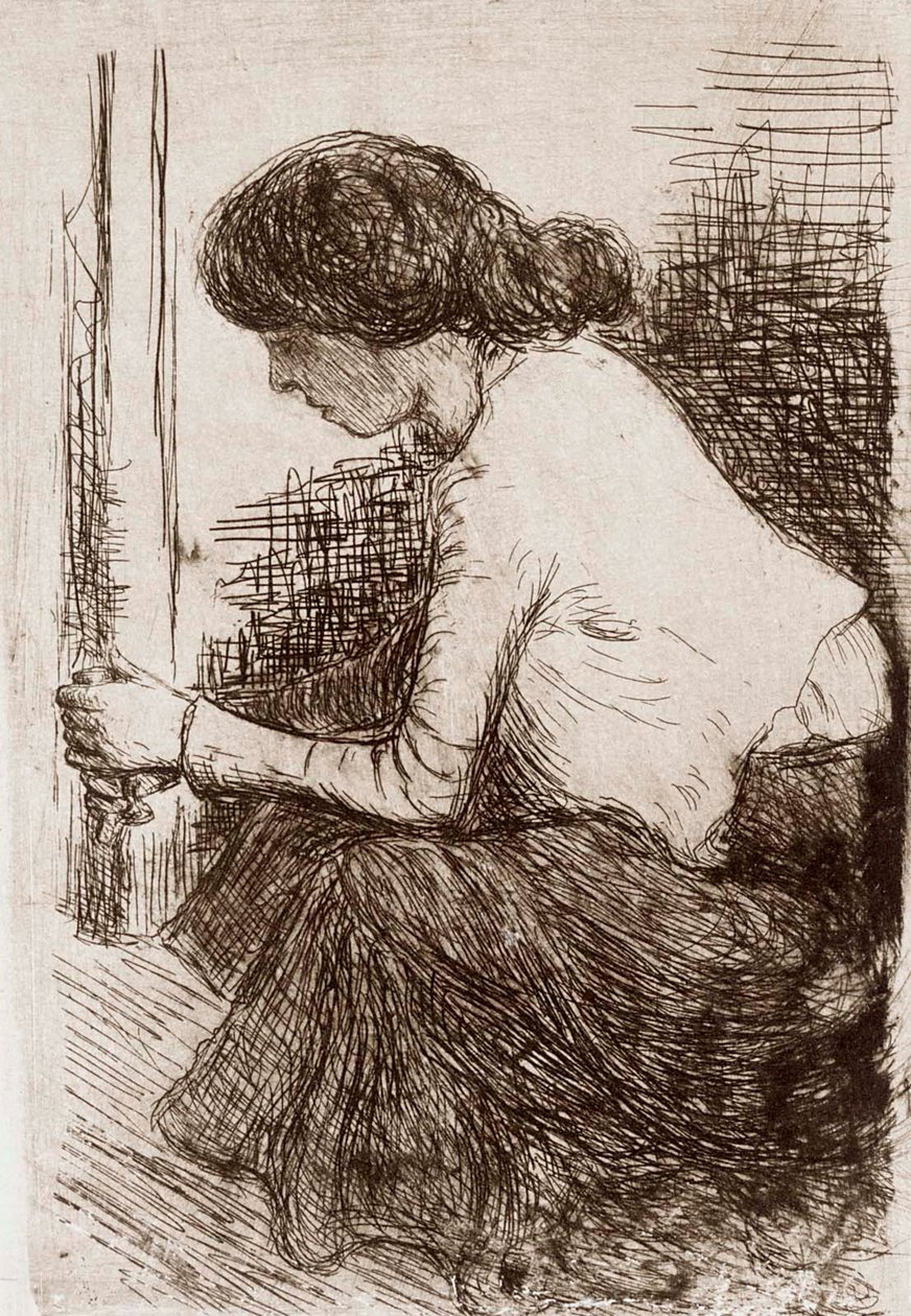 Femme assise - Hugo Simberg