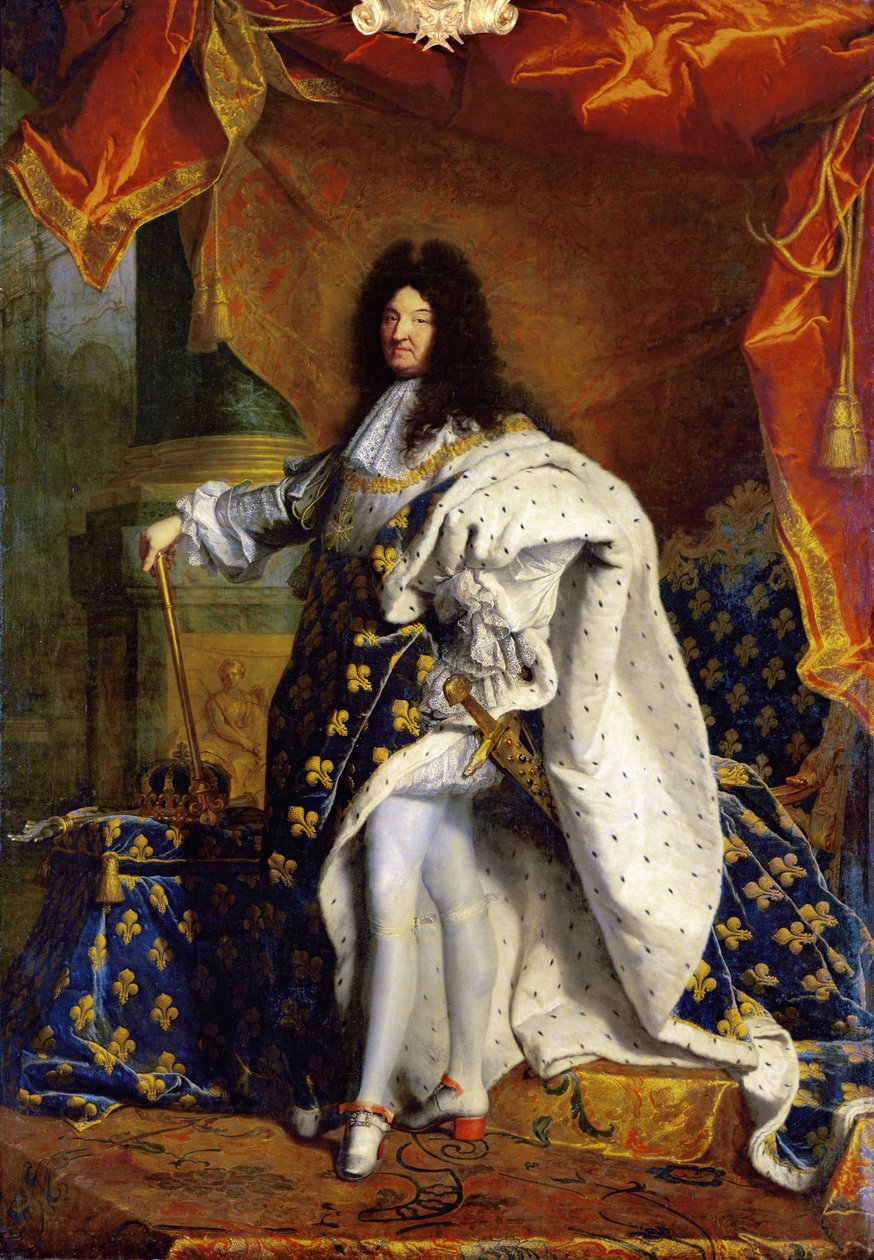 Louis XIV en costume royal, 1701 - Hyacinthe Francois Rigaud