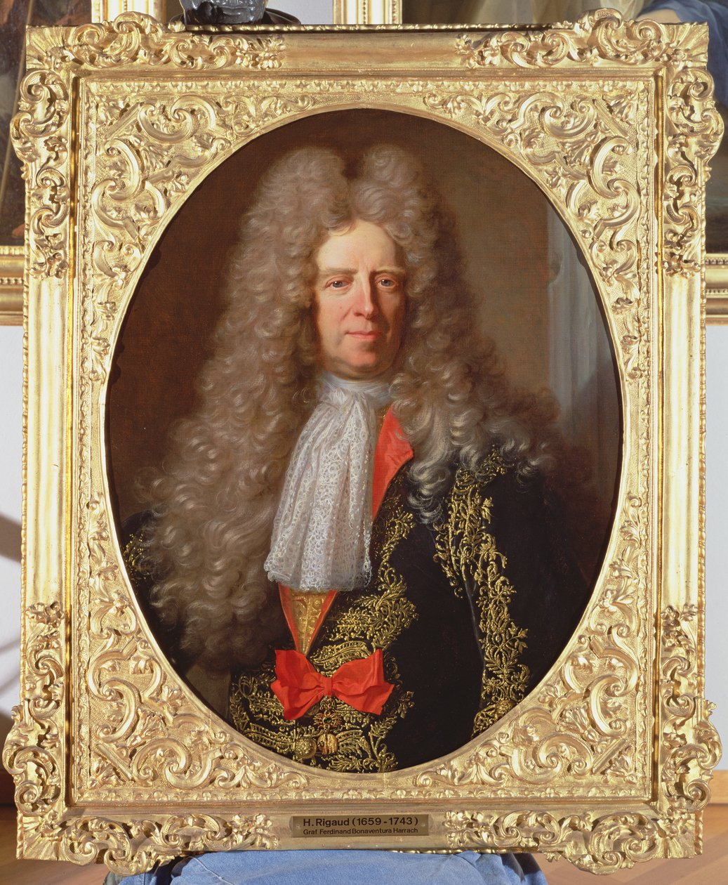 Comte Ferdinand Bonaventura Harrach (1636-1706), Grand Chambellan du roi Léopold Ier de Hongrie (1640-1705), 1698 - Hyacinthe Francois Rigaud