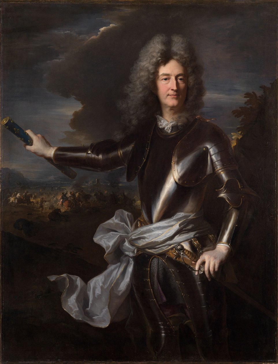 Portrait du maréchal Charles-Auguste de Matignon - Hyacinthe Rigaud