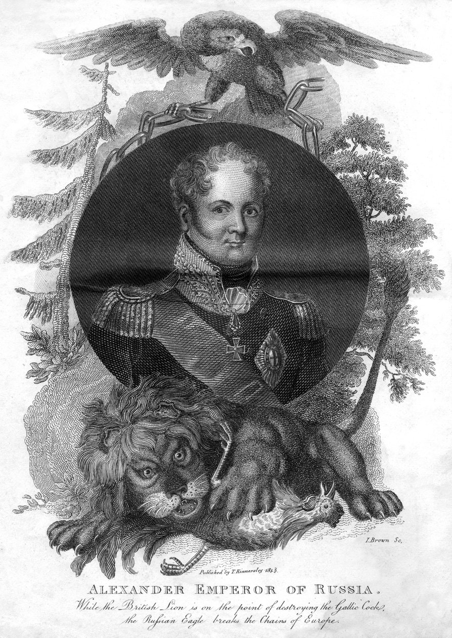 Alexandre Ier, empereur de Russie 1777-1825, 1816 - I. Brown