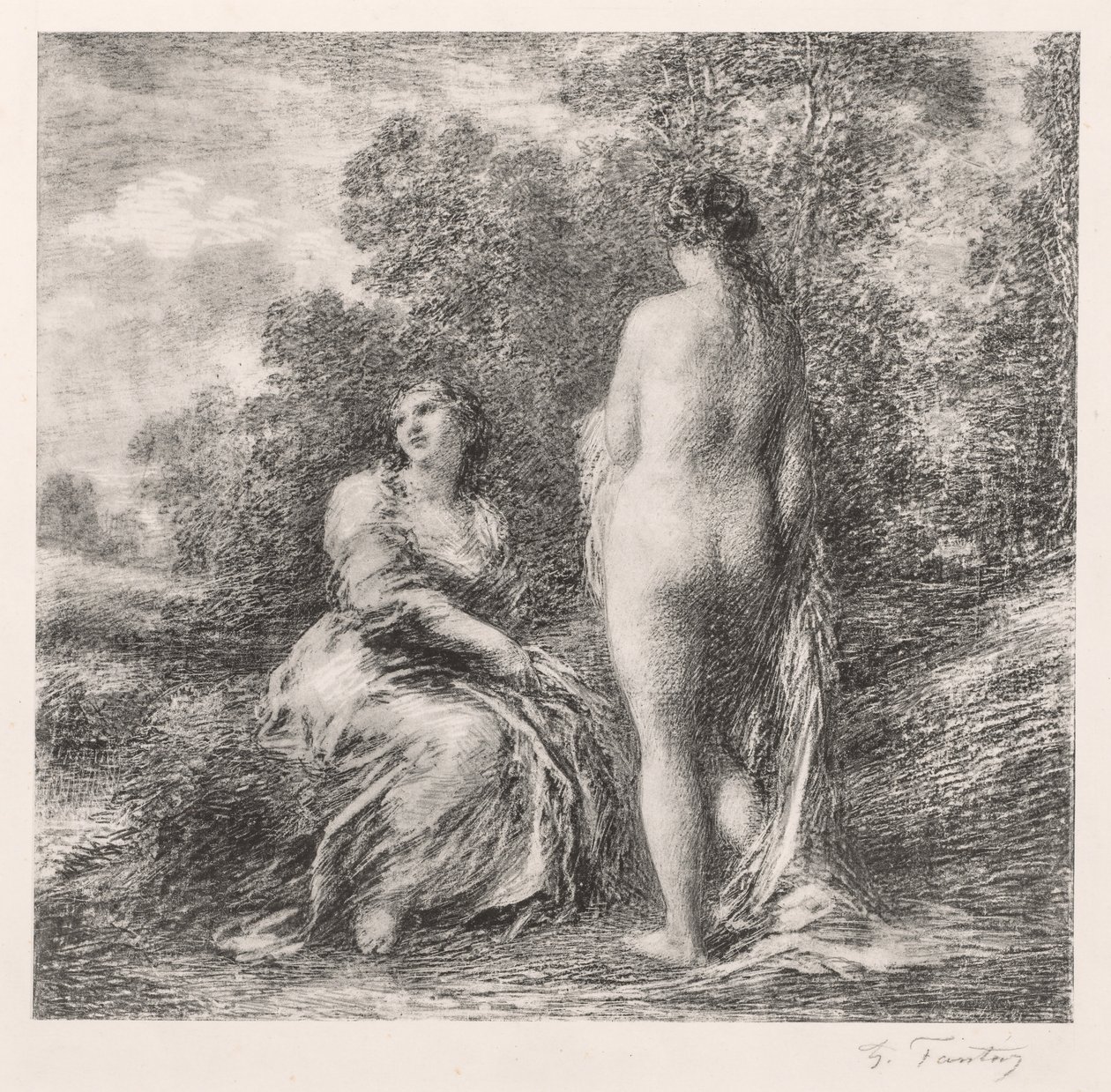 Baigneurs, 1881 - Ignace Henri Jean Fantin Latour