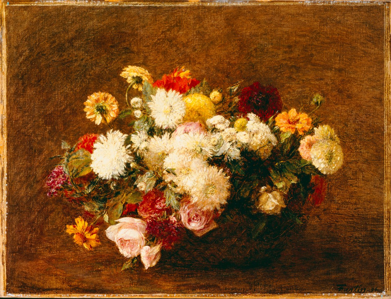 Bouquet de fleurs, 1894 - Ignace Henri Jean Fantin Latour