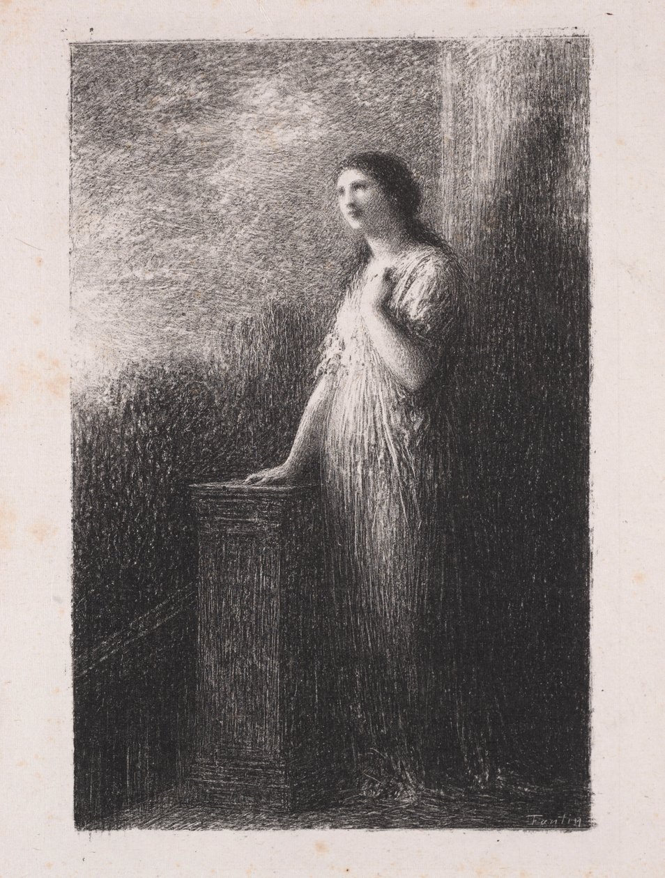 Confiance de la nuit - Ignace Henri Jean Fantin Latour