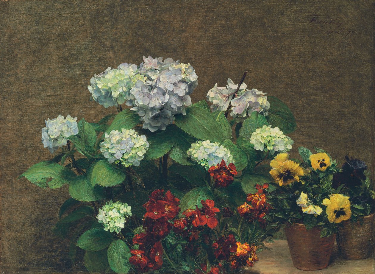 Fleurs - Ignace Henri Jean Fantin Latour