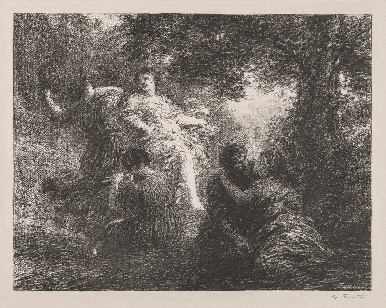 Pastorale - Ignace Henri Jean Fantin Latour