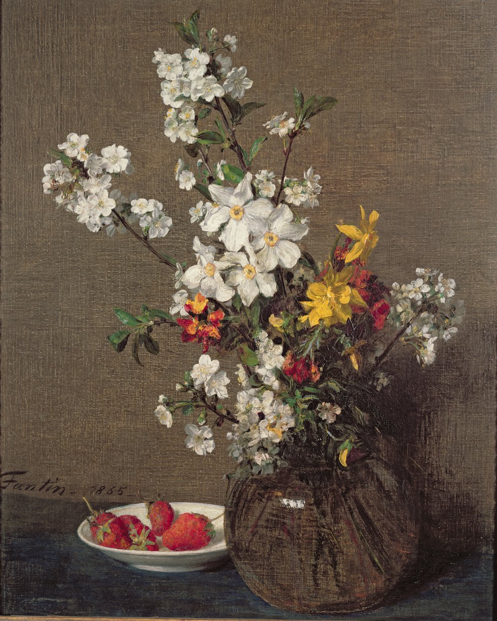 Bouquet de Printemps, 1865 - Ignace Henri Jean Fantin Latour