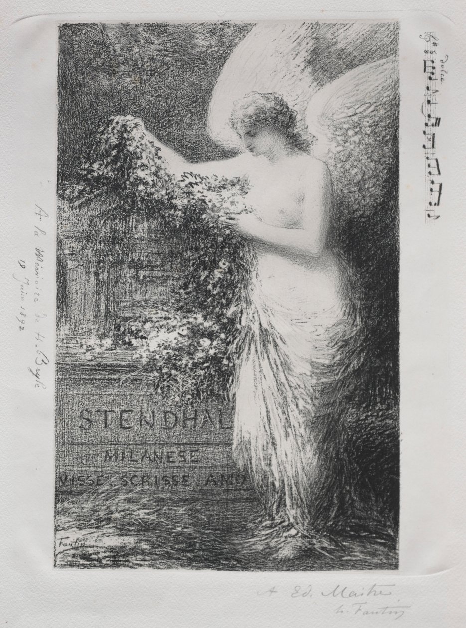 À Stendhal, 1892 - Ignace Henri Jean Fantin Latour