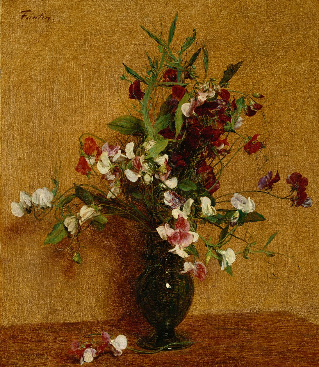 Pois de senteur, 1888 - Ignace Henri Jean Fantin Latour