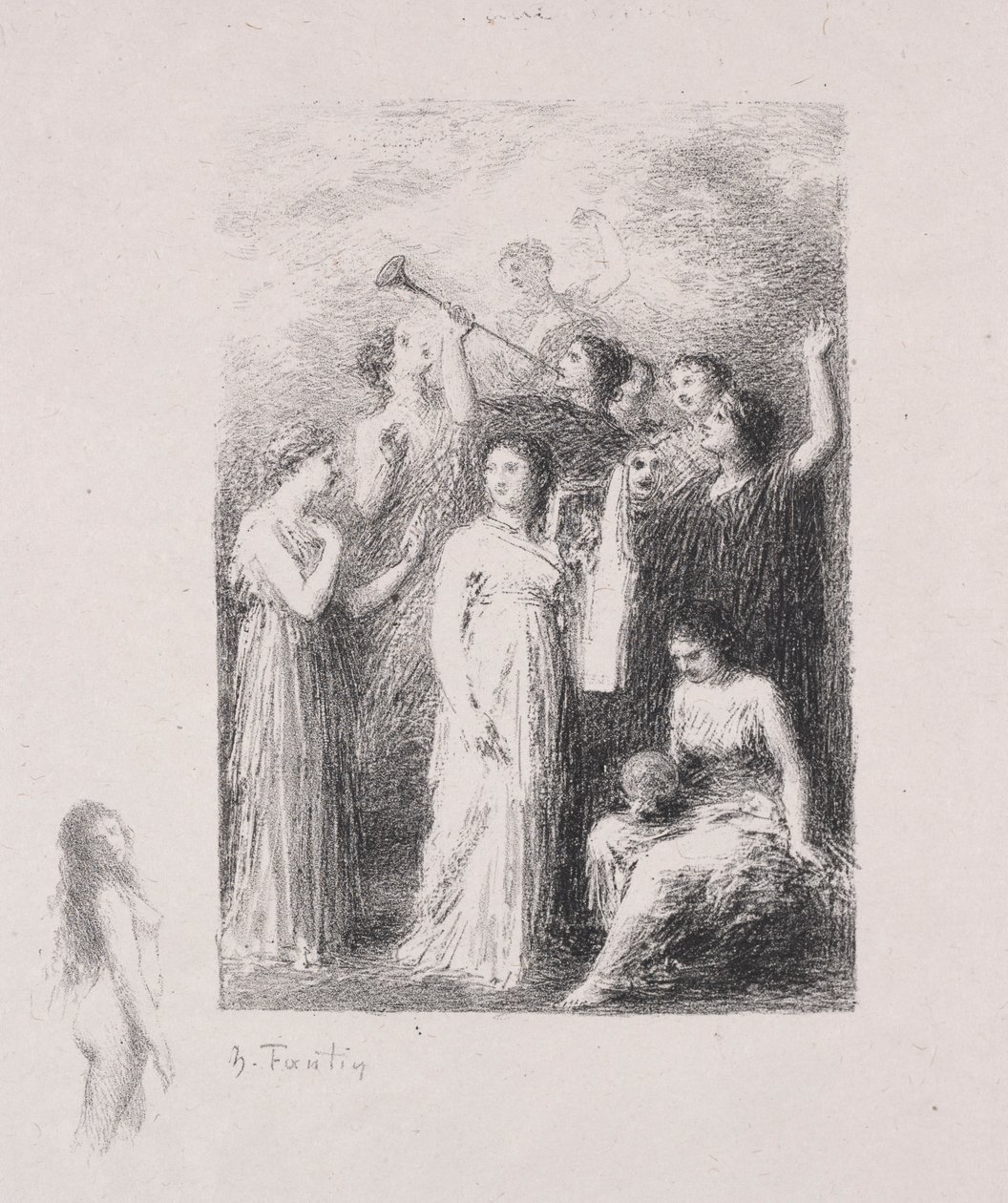 Les Aveugles - Ignace Henri Jean Fantin Latour