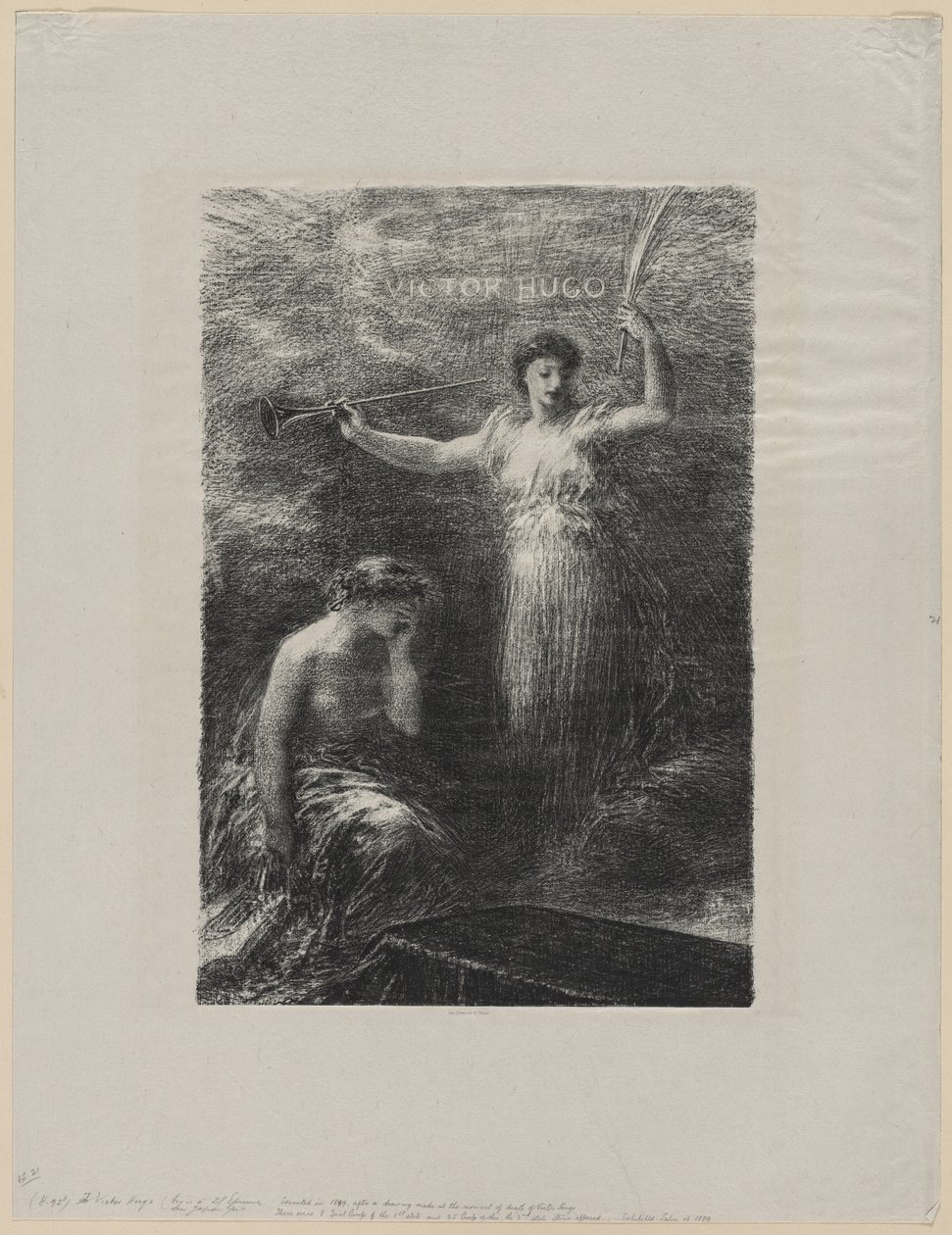 À Victor Hugo - Ignace Henri Jean Fantin Latour