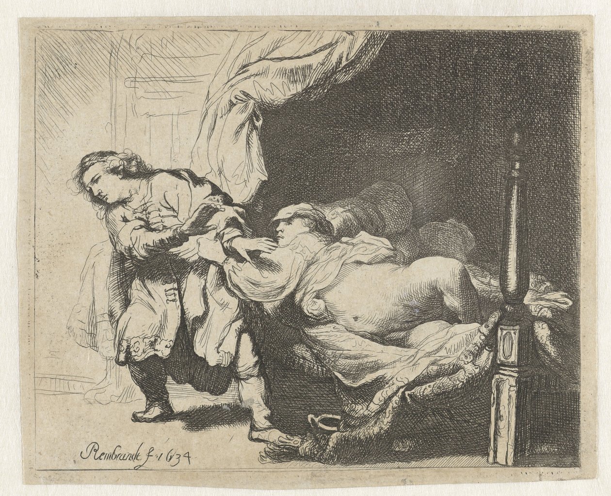 Joseph et la femme de Potiphar - Ignace Joseph de Claussin