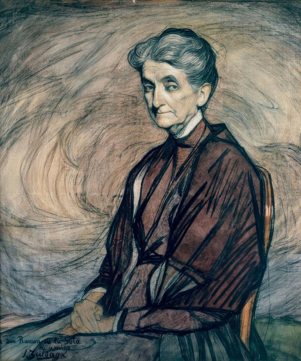 I.Zuloaga, Portrait de Señora de la Sota - Ignacio Zuloaga y Zabaleta
