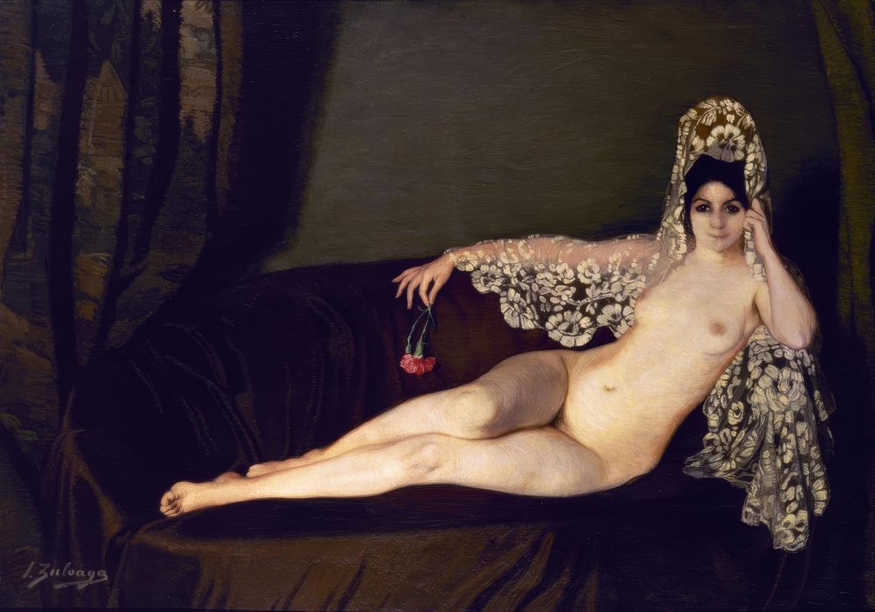 Nu avec œillet, 1915 - Ignacio Zuloaga y Zabaleta