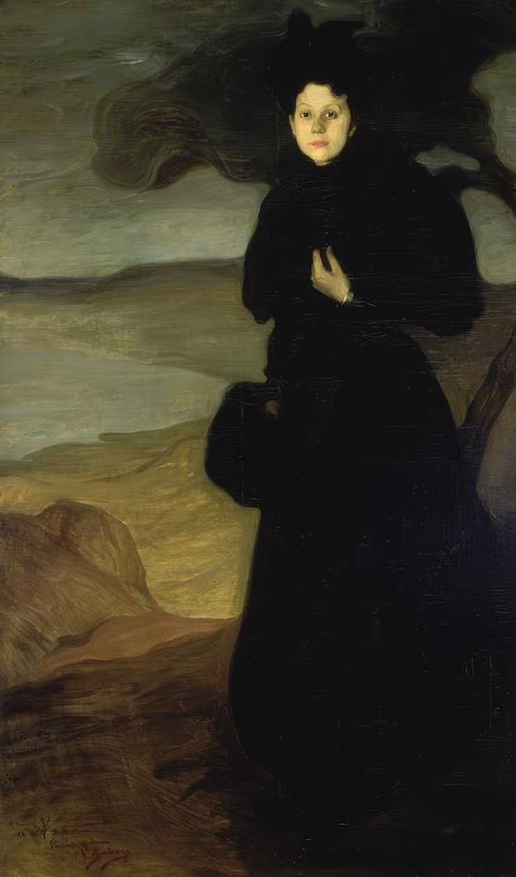 Portrait de Valentine Dethomas – 1894/95 – 200 x 120 cm - Ignacio Zuloaga y Zabaleta