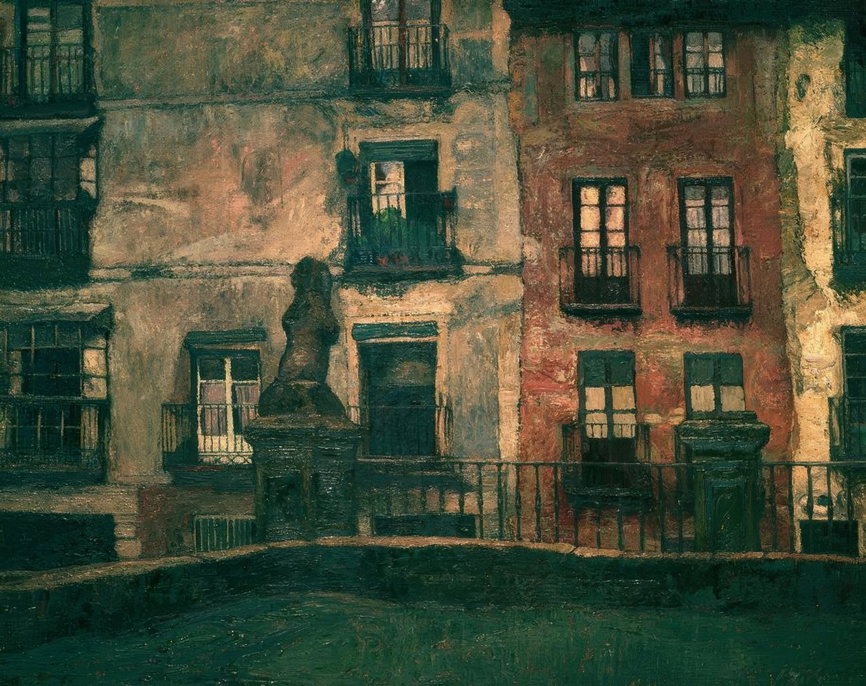 Ségovie : Vieilles maisons, 1917 - Ignacio Zuloaga y Zabaleta