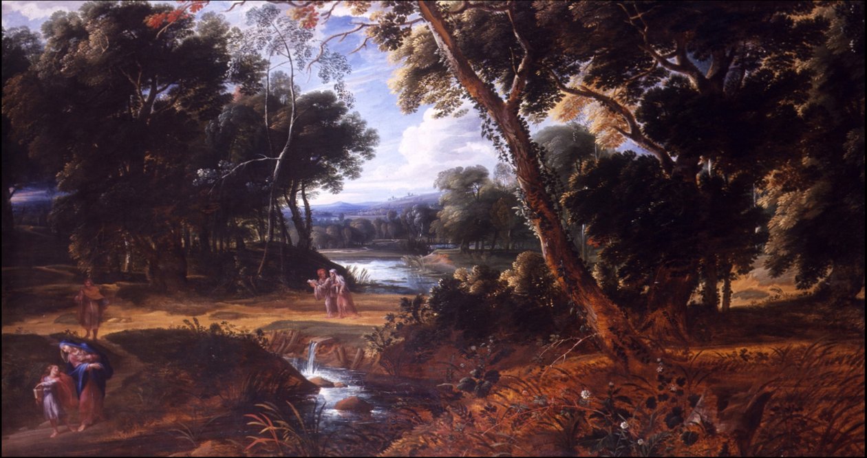 Paysage avec la Madone et l