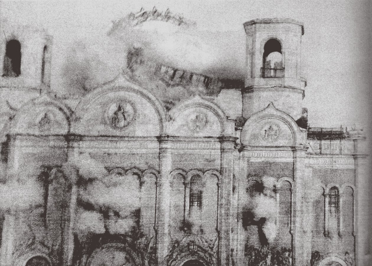 La démolition de la cathédrale du Christ-Sauveur à Moscou, 1931 - Ilya Arnoldovich Ilf