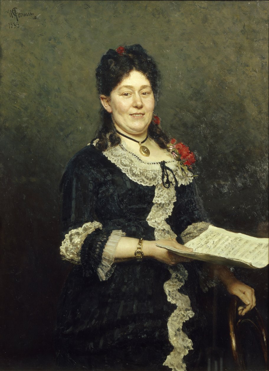 Portrait de la chanteuse d