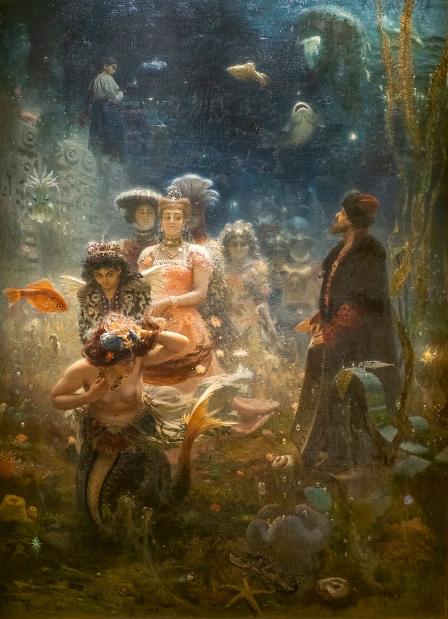 Sadko dans le Royaume Sous-Marin - Ilya Efimovich Repin