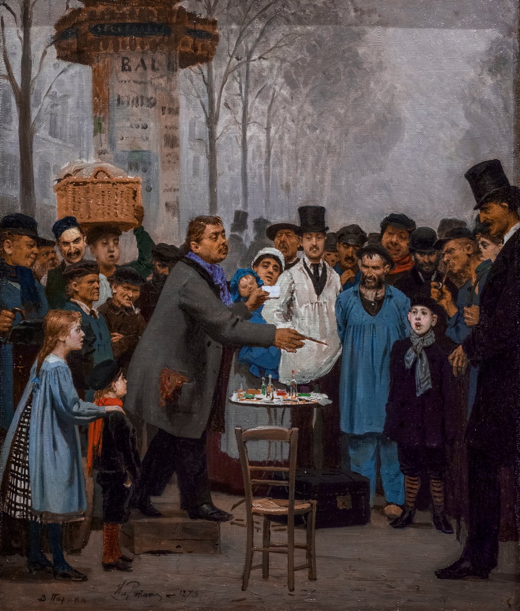 Le Vendeur de Nouveautés à Paris - Ilya Efimovich Repin
